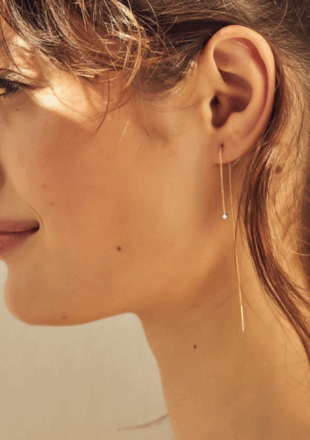 Boucles d'oreilles Chaînes Secret – Image 3