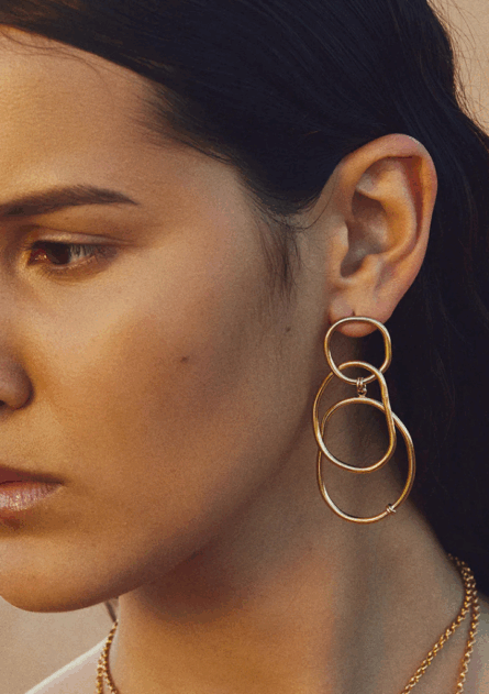 Grandes Boucles d'oreilles Victoire – Image 3