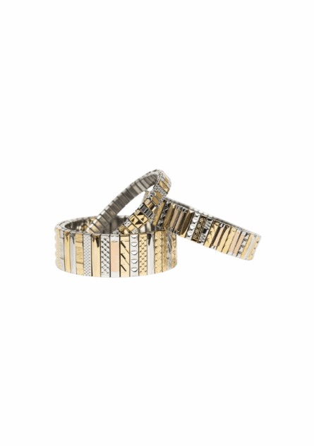 Bracelet SIG 18 Mix Gold and Silver – Image 3
