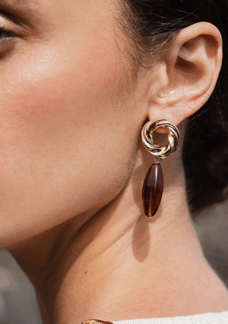 Boucles Norma Bleu – Image 2