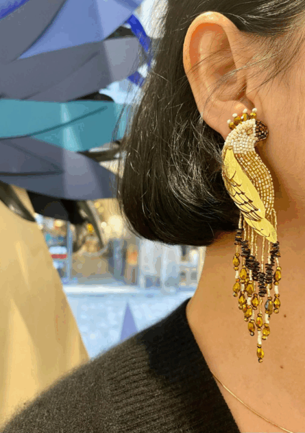 Boucles d'oreilles Peacock – Image 3
