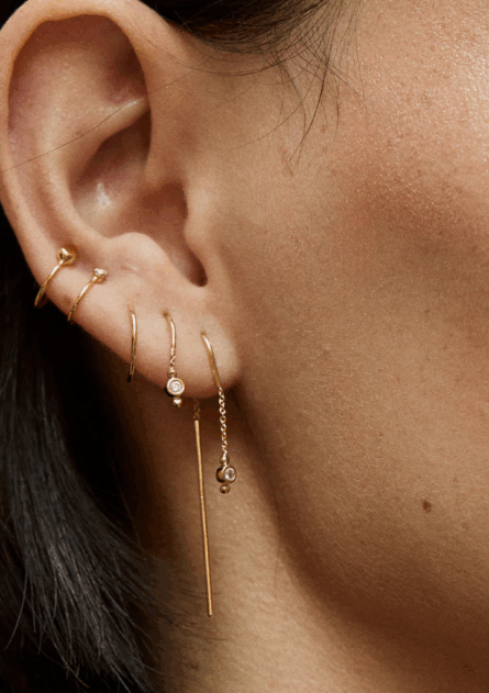 Boucle d'oreilles Chaînes Éclats – Image 2