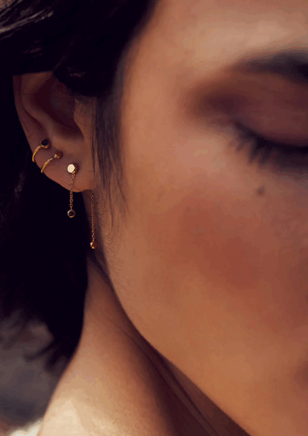 Boucle d'oreille Chaîne Origine – Image 3