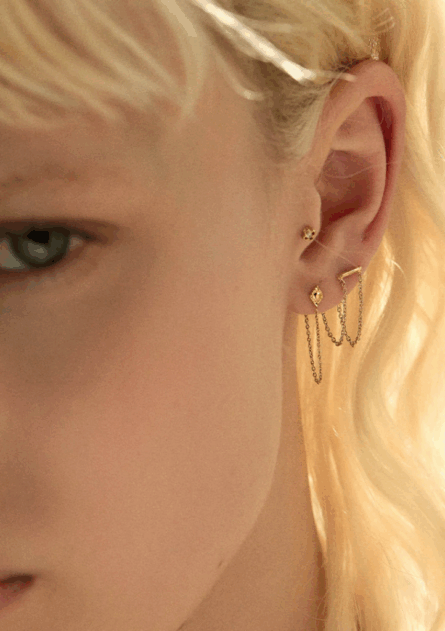 Boucle d’oreille Chaînes Promesse – Image 5