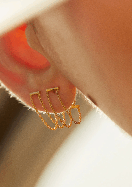 Boucle d’oreille Chaînes Promesse – Image 2