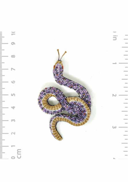 Broche Amethyst Snake – Image 3