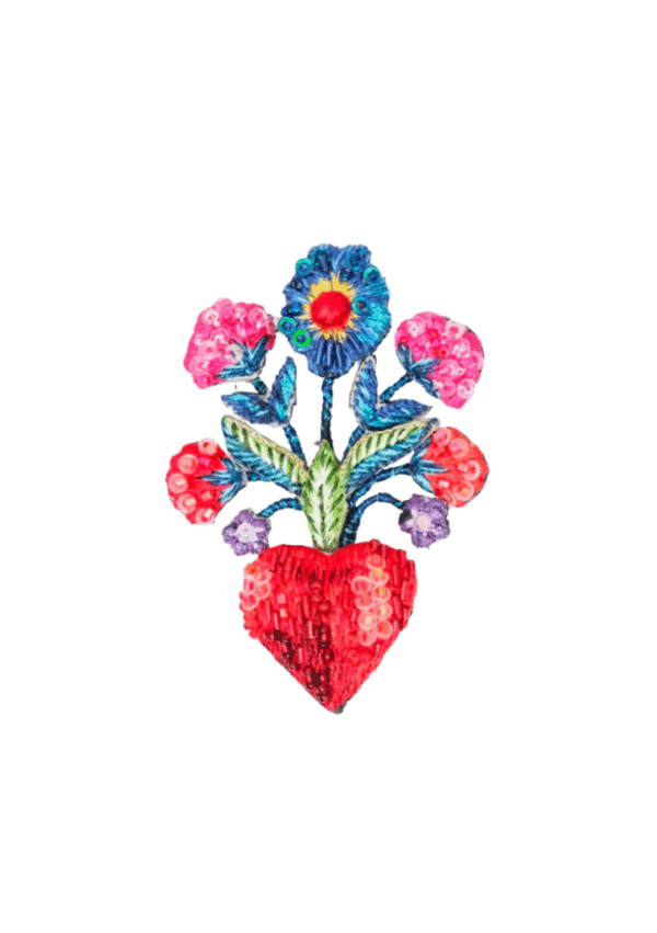 noir-animal-broche-trovelore-frida-s-flowers-brooch-pin