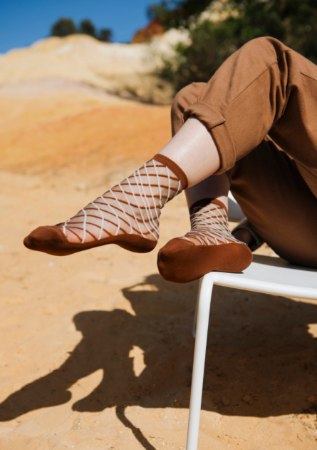Chaussettes Transparentes Brooklyn Bridge – Image 6