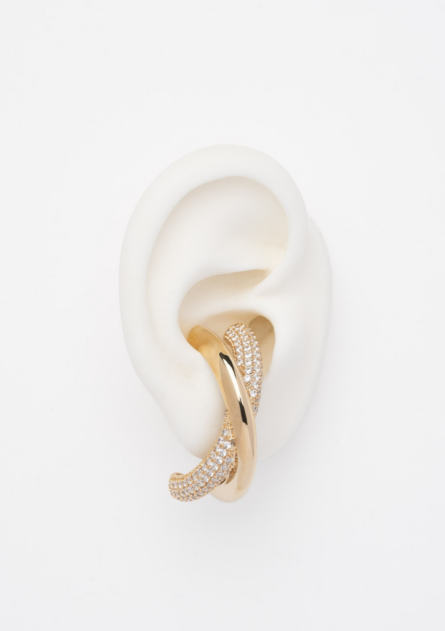 Boucle d'oreille X Or & Shiny – Image 3