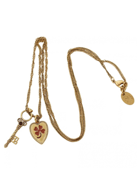 Collier Sacha Coeur Clé – Image 3
