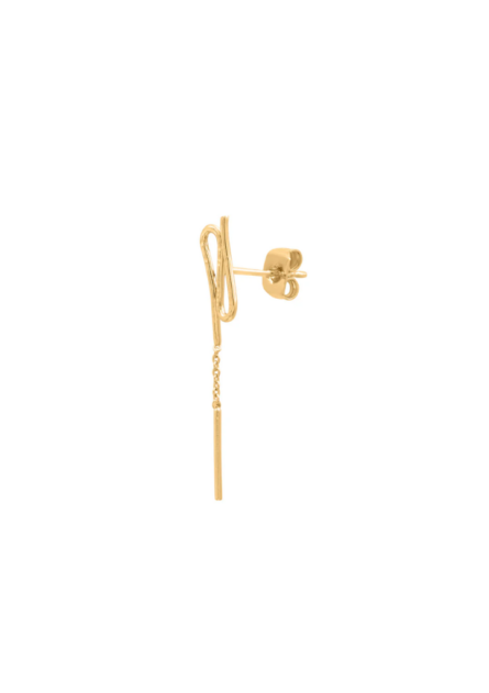 Boucle d'Oreille Chaîne Courte Alba – Image 5