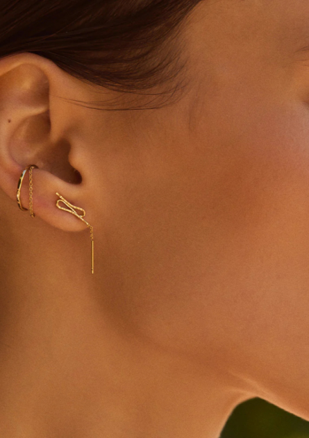 Boucle d'Oreille Chaîne Courte Alba – Image 3