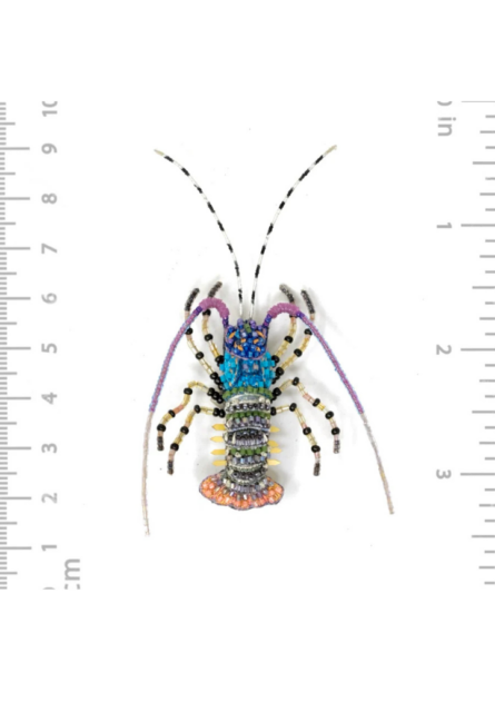 Broche Ornate Painted Lobster – Image 4