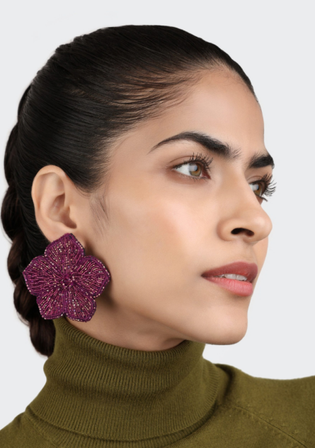 Boucles d’oreilles Petit Hibiscus – Image 3