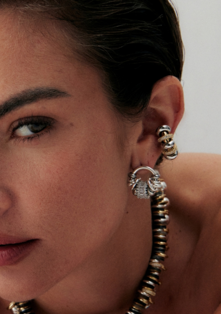 Boucles d'oreilles Chrome – Image 3