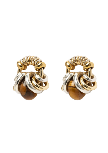Boucle d'oreilles Donut Uni Couleur – Image 2