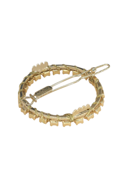 Barrette Ronde Perles Nacrées - Tabata – Image 3