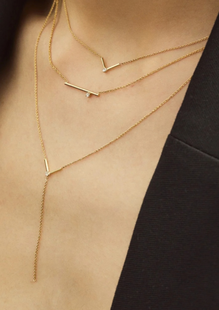 Collier Long Écume – Image 2